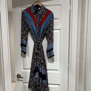 Elegant Sandro Patterned Dress